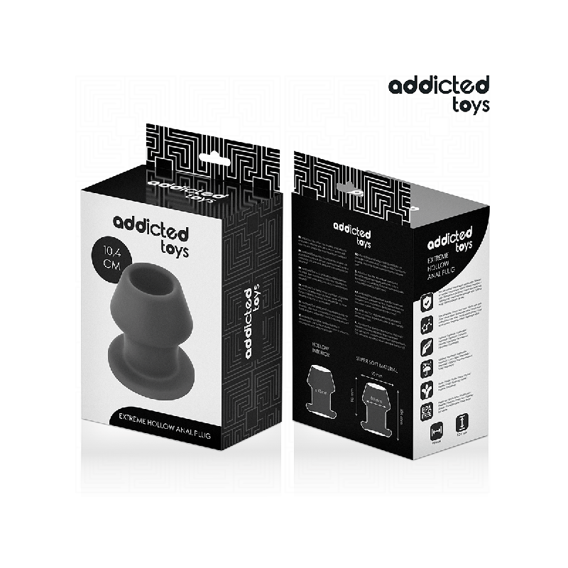 Addicted Toys - Extrem Hohl Anal Plug Grösse L 10,4 Cm | Vybes.it