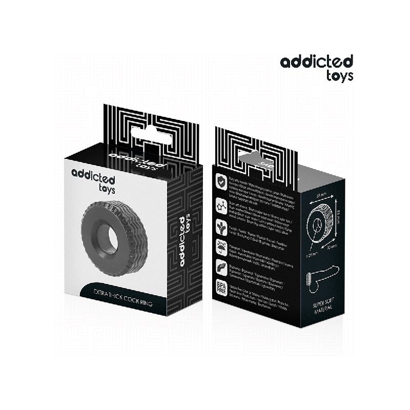 ADDICTED TOYS - EXTRA THICK COCK RING - Cockrings without vibration