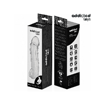 Addicted Toys - Extensor Para El Pene Transparente 27 Cm | Vybes.it