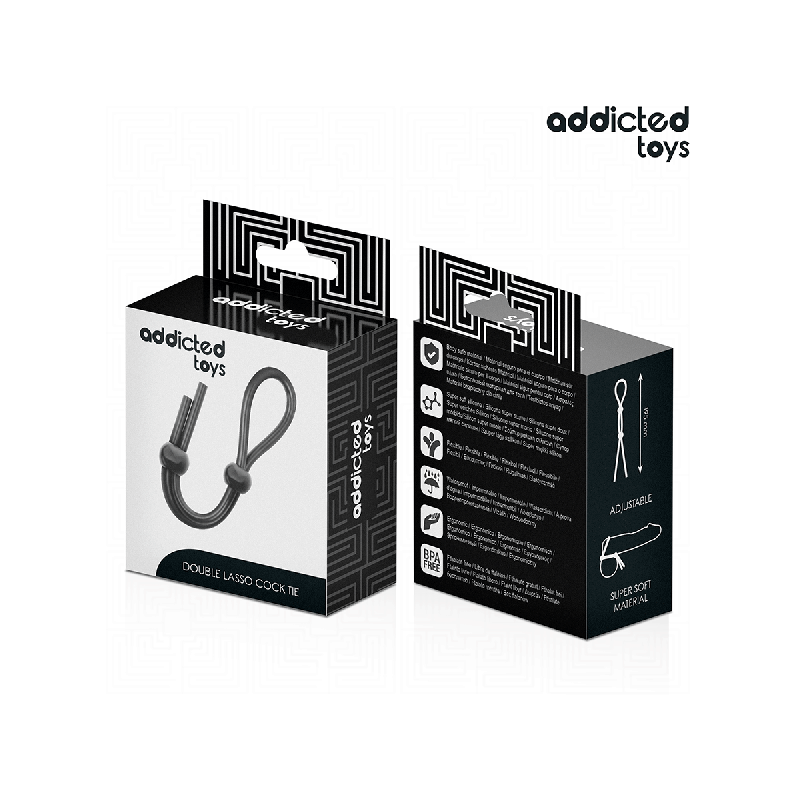 ADDICTED TOYS - CORDE EN SILICONE POUR LE PÉNIS À DOUBLE BOUCLE - Coc…
