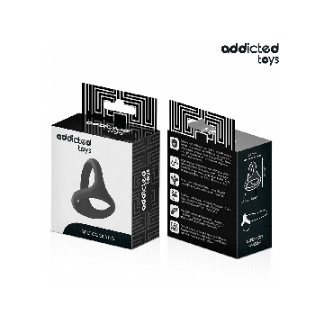 ADDICTED TOYS - ANNEAU PÉNIS TRIPLE ÉPAIS - Cockrings sans vibration