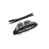 Subblime - 957483 Conjunto Sujetador Y Liga De Encaje Negro S/M |