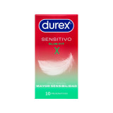 DUREX - SENSITIVO SLIM FIT 10 UNITS - DUREX CONDOMS - Sensitive