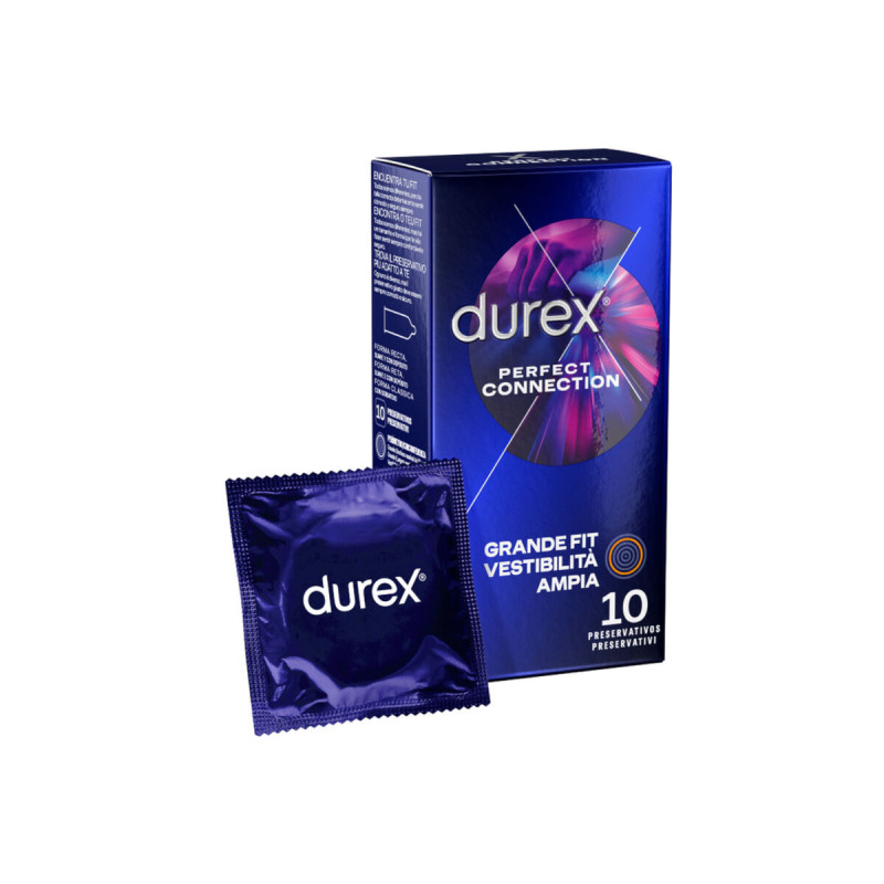 DUREX - PERFECT CONNECTION SILIKON EXTRA SCHMIERUNG 10 EINHEITEN - DU…