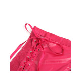 Subblime - 957605 Conjunto Sujetador Y Falda De Cuero Rojo S/M |