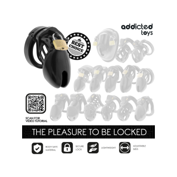 Addicted Toys Locked - Forbidden Vault Jaula Para Pene 10 Cm |