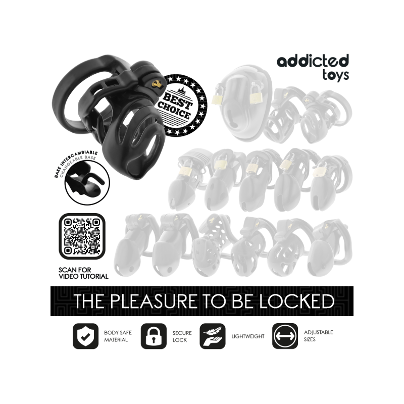 Addicted Toys Locked - Eternal Lock Jaula Para Pene 9 Cm | Vybes.it