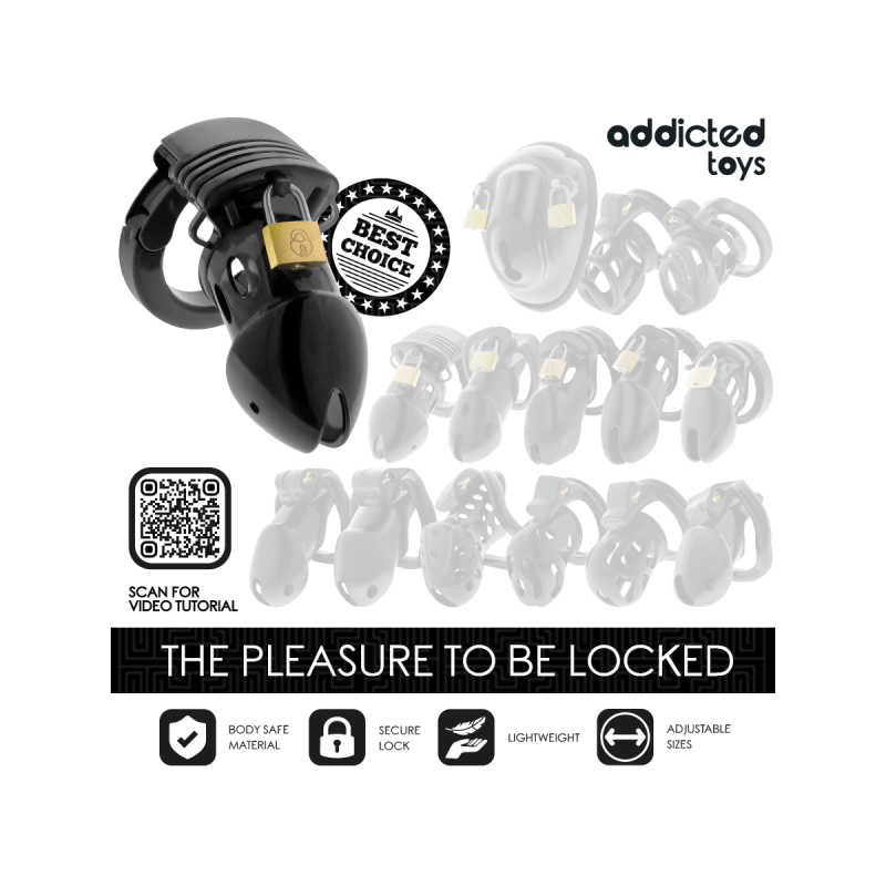 Addicted Toys Locked - Chastity Depths Jaula Para Pene 7,5 Cm |