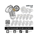 Addicted Toys Locked - Iron Cell Jaula Para Pene De Metal Talla M |