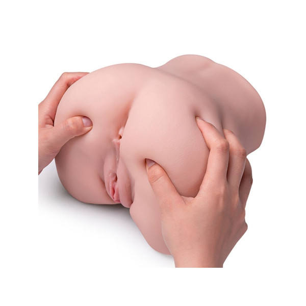 XISE - OLGA VIBRATING MASTURBADOR VAGINA Y ANO REALÍSTICO MULTIPOSICIÓN CON VIBRACIÓN