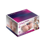 XISE - GINA MASTURBADOR VAGINA REALÍSTICO MULTIPOSICIÓN CON VIBRACIÓN Y CONTROL REMOTO