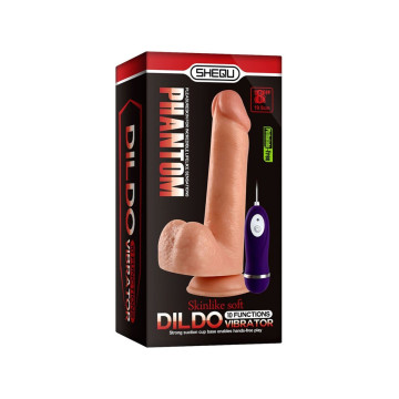 Shequ - Phantom Dildo Vibrant Avec Télécommande 20 Cm | Vybes.it