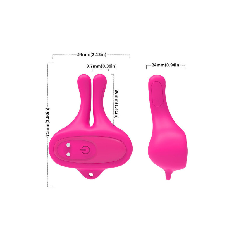 Armony - Pinces À Tétons Magnétiques Vibratoires En Forme De Lapin