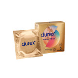 DUREX - REAL FEEL CONDOMS 3 UNITS - DUREX CONDOMS - Latex free