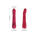 Armony - Dildo Vibrador Estimulador Punto A Termoajustable Rojo |