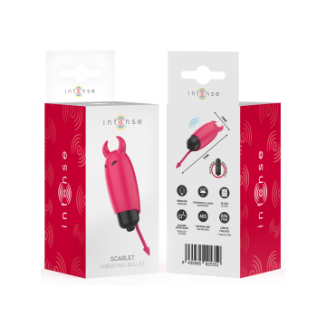 INTENSE - SCARLET VIBRATING BULLET RED DEMON 9.3 X 2.4 CM - INTENSE F…