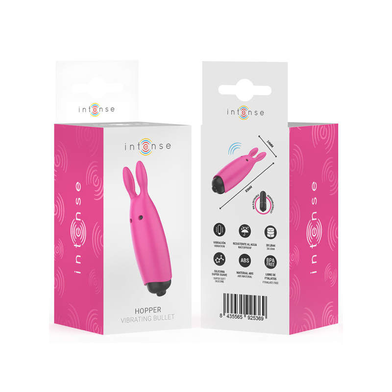 INTENSE - HOPPER PINK VIBRIERENDES BULLET 8,3 X 2,4 CM - INTENSE FUN…