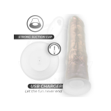 COCK MILLER - DILDO WITH SUCTION CUP, LIGHTS AND VIBRATION WITH REMOT…