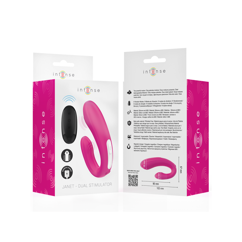 Intense - Janet Doppelter U - Förmiger Stimulator Und Vibrator Mit