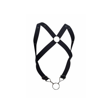 MOB - DNGEON BLACK CROSS BACK HARNESS ONE SIZE - Men's Harnesses