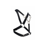 MOB - DNGEON CROSSED BLACK CHAIN HARNESS ONE SIZE - Men's Harnesses