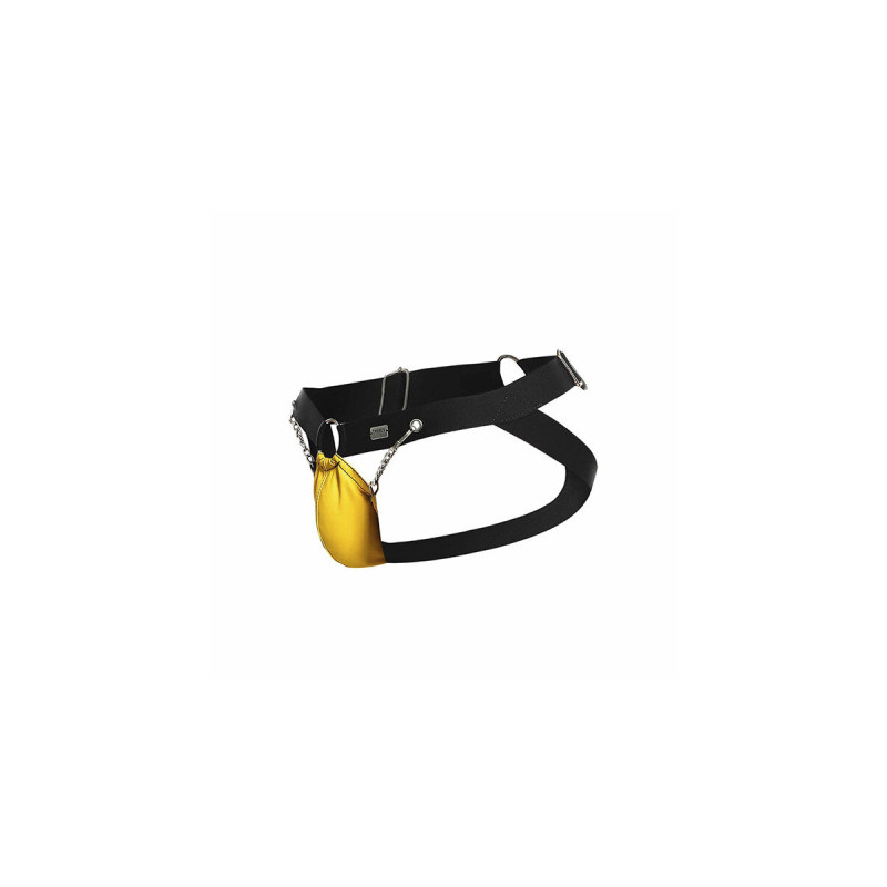 MOB - JOCKSTRAP JAUNE DNGEON AVEC CHAÎNES TAILLE UNIQUE - Jockstraps