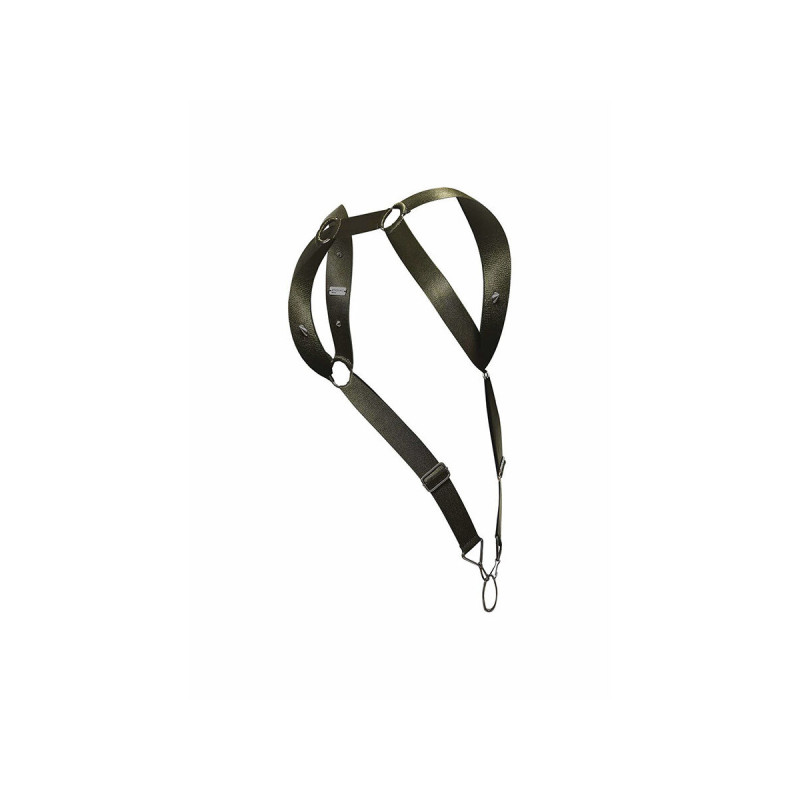 MOB - DNGEON GREEN STRAIGHT BACK HARNESS ONE SIZE - Men's Harnesses
