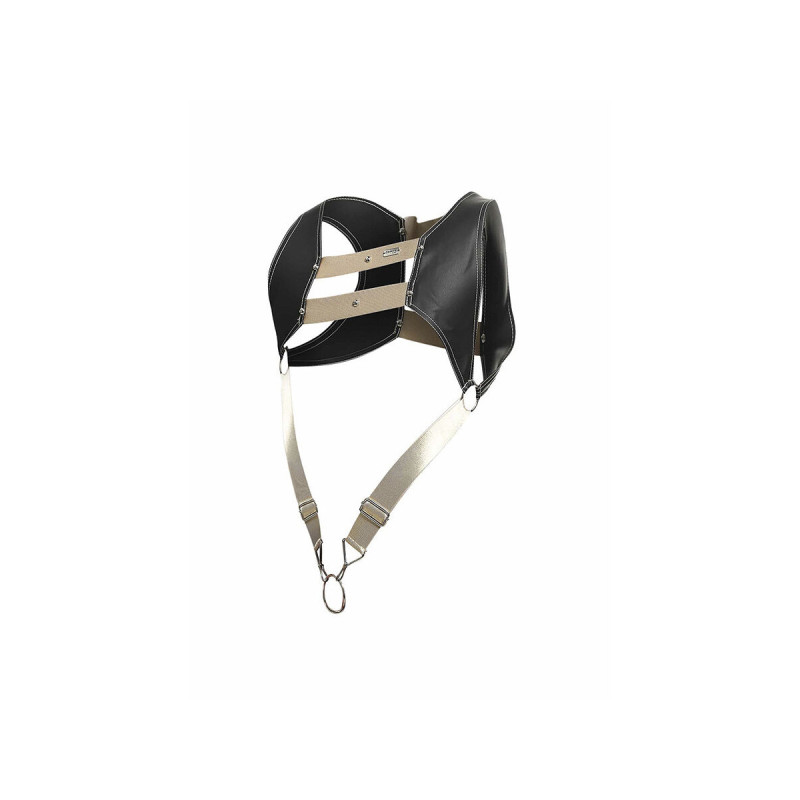 MOB - IMBRACATURA DNGEON CON ANELLO PER PENE DORATO TAGLIA UNICA - Im…