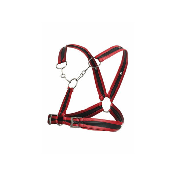 MOB - HARNAIS DNGEON ROUGE AVEC CHAÎNES TAILLE UNIQUE - Harnais pour…