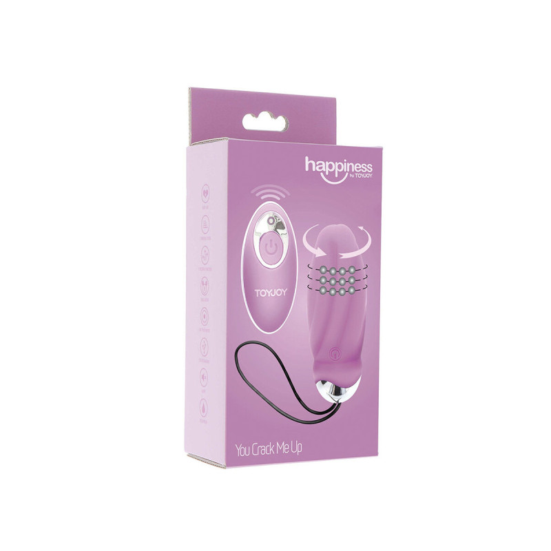 Toyjoy - Happiness You Crack Me Up Vibrateur Rose Télécommande |