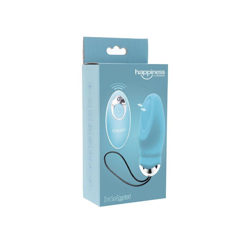 Toyjoy - Happiness Im So Eggcited Vibrador Con Control Remoto Azul