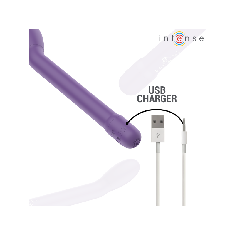 Intense - Karlie Estimulador Punto - G Recargable Morado | Vybes.it