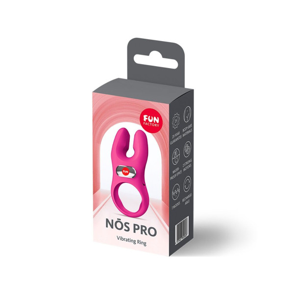 FUN FACTORY - NOS PRO ANILLO VIBRADOR PENE MAGENTA