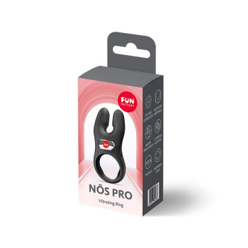FUN FACTORY - NOS PRO ANILLO VIBRADOR PENE NEGRO