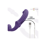 Intense - Jill Vibrador Doble 20 Cm Violeta Control Remoto |