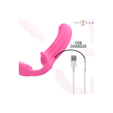 Intense - Amy Vibrador Doble 20 Cm Rosa Control Remoto | Vybes.it
