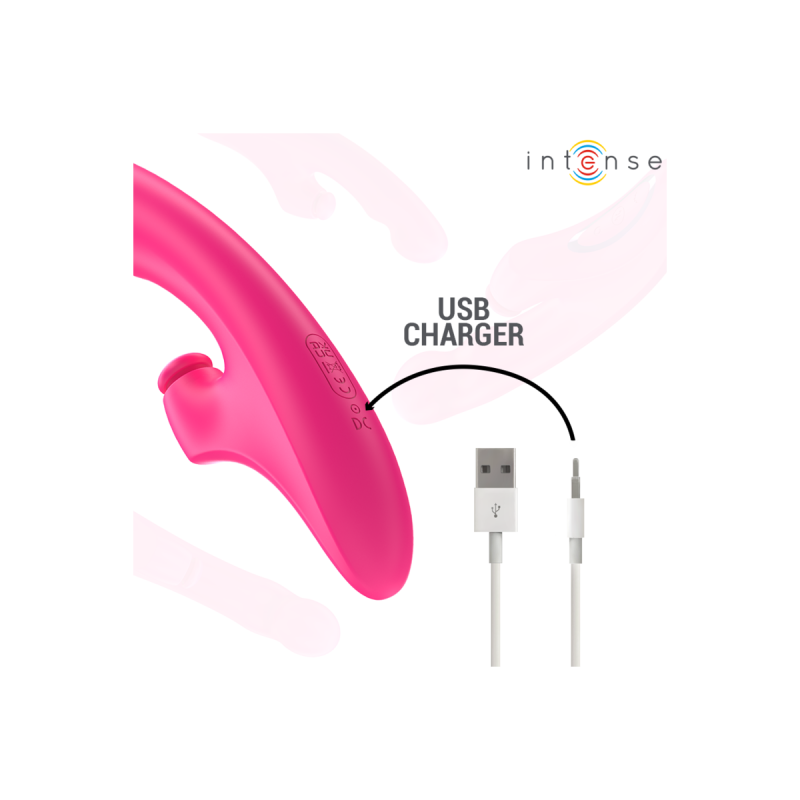 Intense - Emi Vibrator 13.5 Cm Multifunction 3 In 1 10 Vibrations