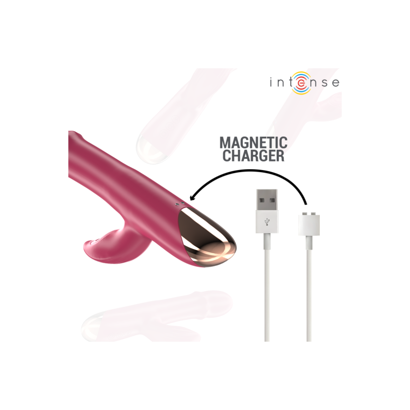Intense - Chloe Vibrador Multifunción 3 En 1 Rojo | Vybes.it