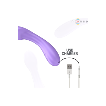 Intense - Becky Vibrador 19 Cm Calentable 7 Vibraciones Morado |