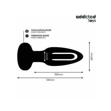 Addicted Toys - Plug Anal Con Lengua Vibradora Y Control Remoto |