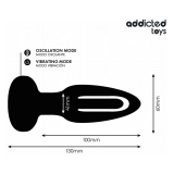 ADDICTED TOYS - PLUG ANAL AVEC LANGUE VIBRANTE ET TÉLÉCOMMANDE