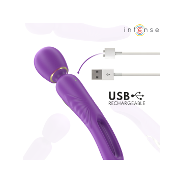 Intense - Christy Vibrador Wand Con Lengua Giratoria | Vybes.it