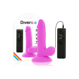 Diversia - Flexibler Vibrierender Dildo Lila 17 Cm - O - 3.3 Cm |