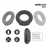 ADDICTED TOYS - VIBRIERENDER COCKRING MIT WÄRMEEFFEKT UND FERNBEDIENUNG