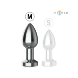 Intense - Plug Anal Vibrant En Métal Avec Lumières Led Et
