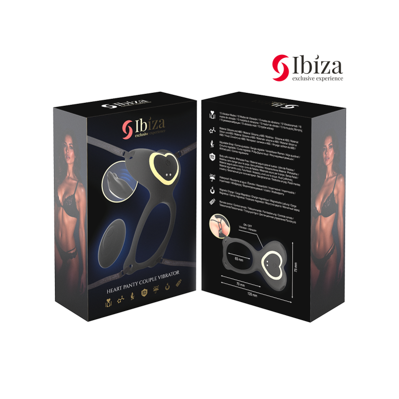 IBIZA - VIBRATORE DI COPPIA CON TELECOMANDO A CUORE - IBIZA TECHNOLOGY
