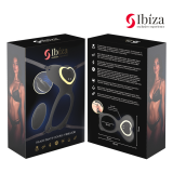 IBIZA - VIBRADOR PARA PAREJAS FORMA DE BRAGUITA CORAZÓN CONTROL REMOTO