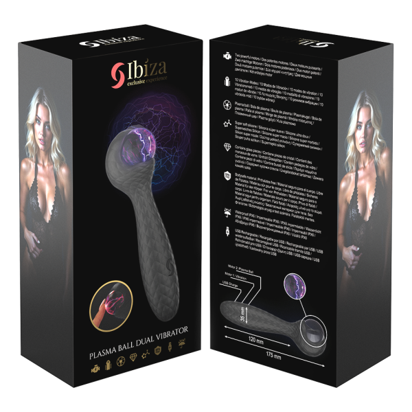 IBIZA - VIBRADOR Y ESTIMULADOR ESFERA DE PLASMA