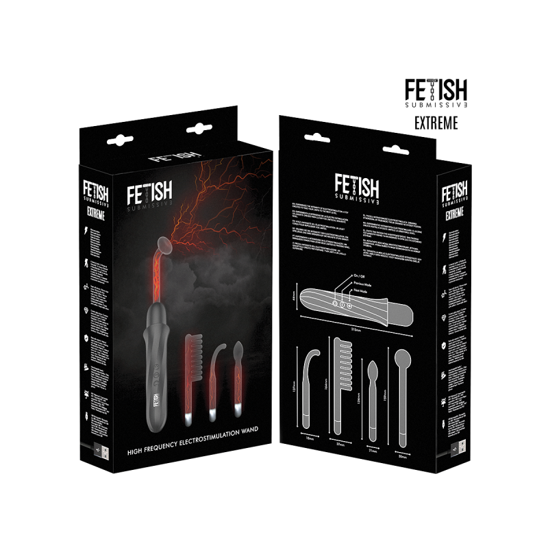 Fetish Submissive - Vibrador Wand Electroestimulación Alta