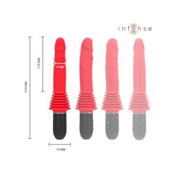 Intense - Cynthia Fernbedienungs - Stossvibrator Mit Wärmefunktion